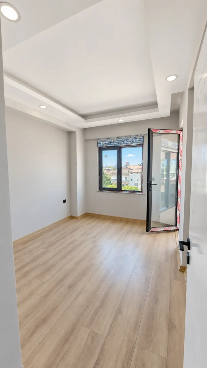 AKSU GÜZELYURT'TA SIFIR, HAVUZLU 2+1 KİRALIK DAİRE