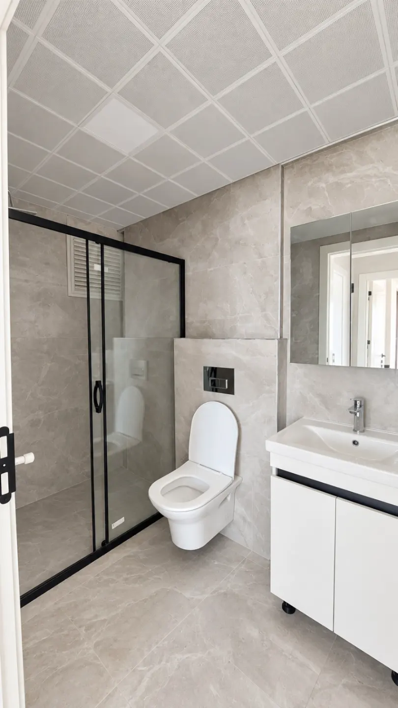 AKSU GÜZELYURT'TA SIFIR, HAVUZLU 2+1 KİRALIK DAİRE