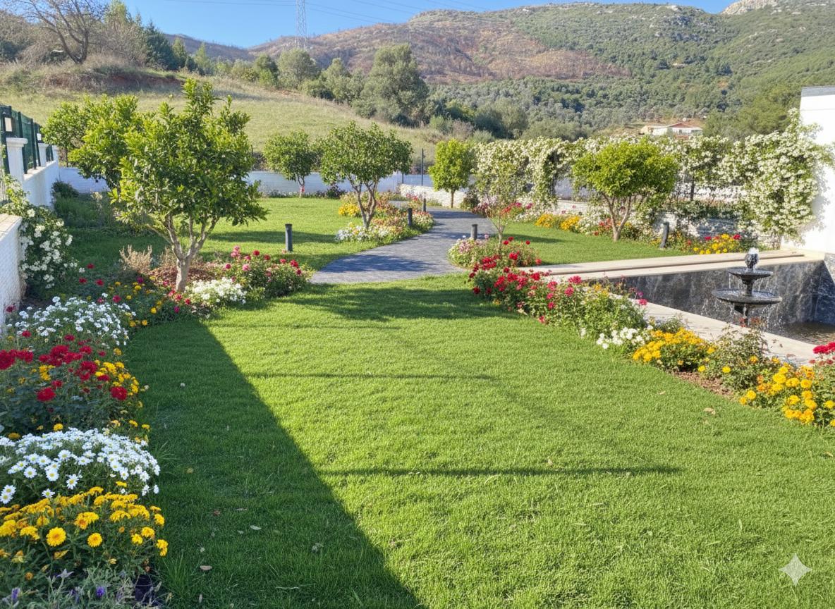 Seferihisar Kavakderede 550m² arsa, ultra lüks havuzlu satılık 3+2 villa