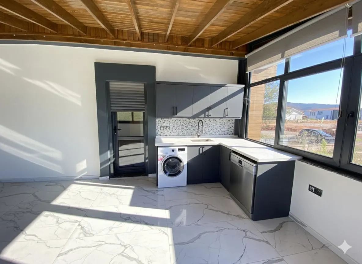 Seferihisar Kavakderede 550m² arsa, ultra lüks havuzlu satılık 3+2 villa