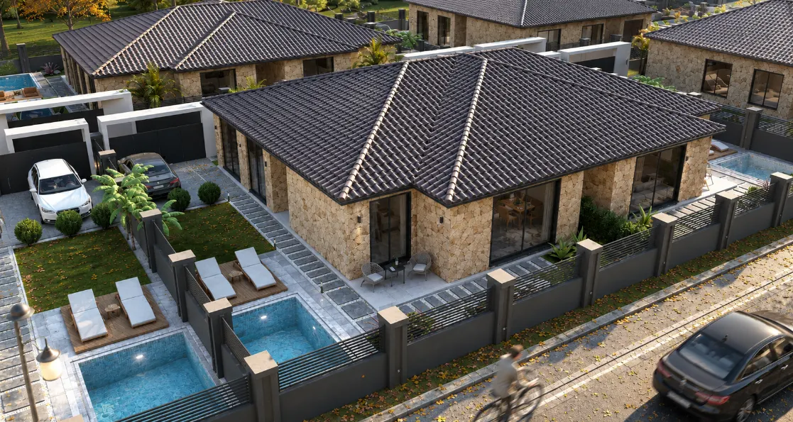Doğanın Huzuru, Modern Mimarinin Konforu ve Mahremiyetin Satılık 3+1 Villa