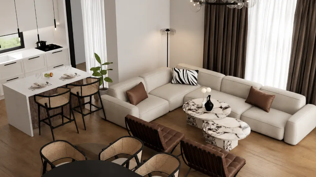 Doğanın Huzuru, Modern Mimarinin Konforu ve Mahremiyetin Satılık 3+1 Villa