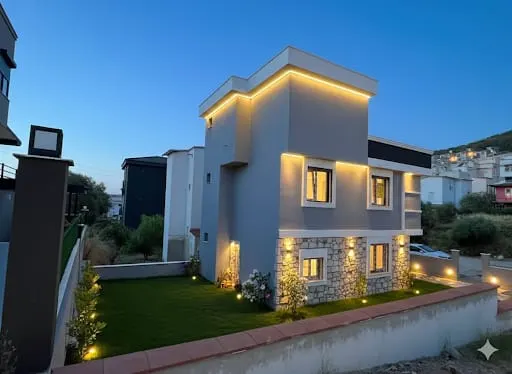 Seferihisar Doğanbey De Tek Mustakil Otoparklı Ultra Lüx Satılık 4+1 Villa