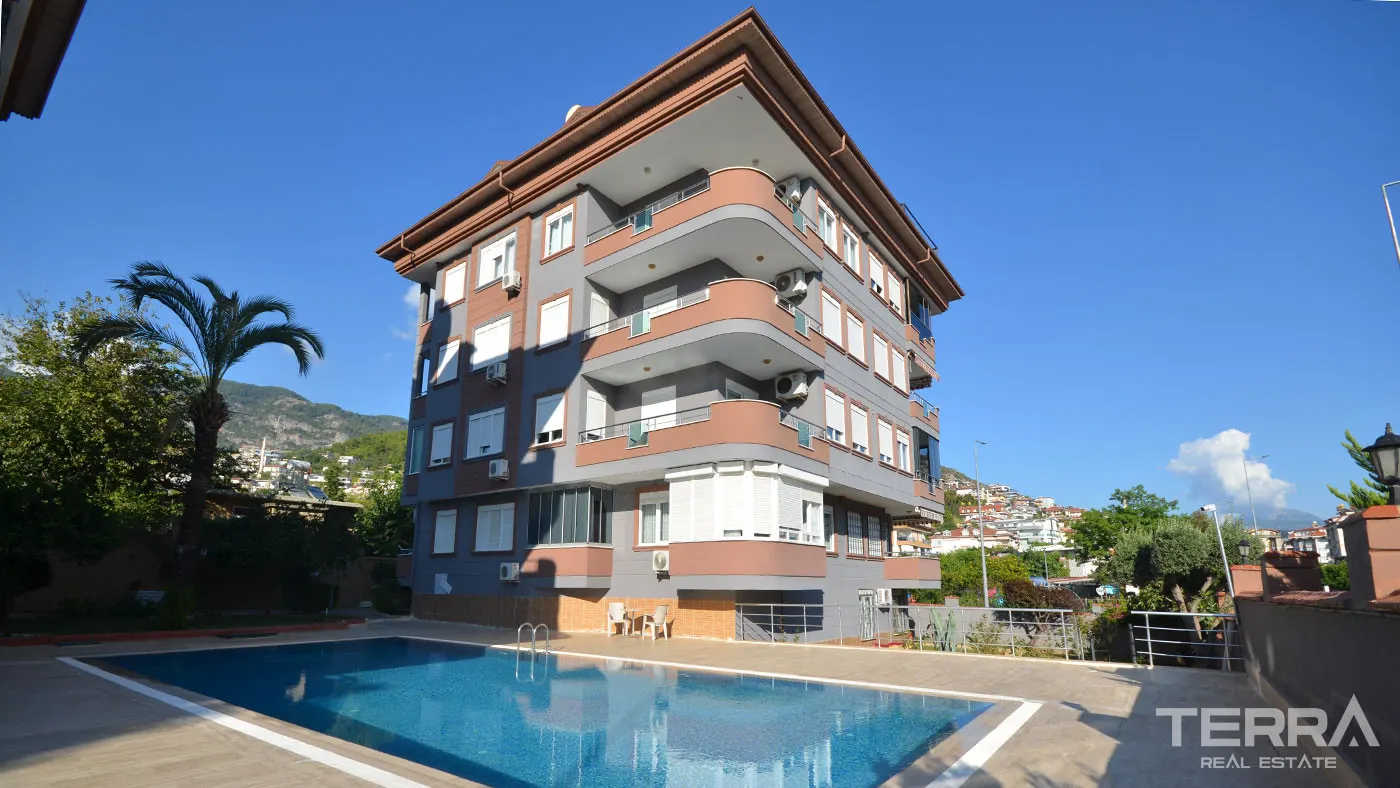 ALANYA SUGÖZÜ’NDE RAHİME REİSOĞLU SİTESİ’NDE SATILIK 2+1 DAİRE