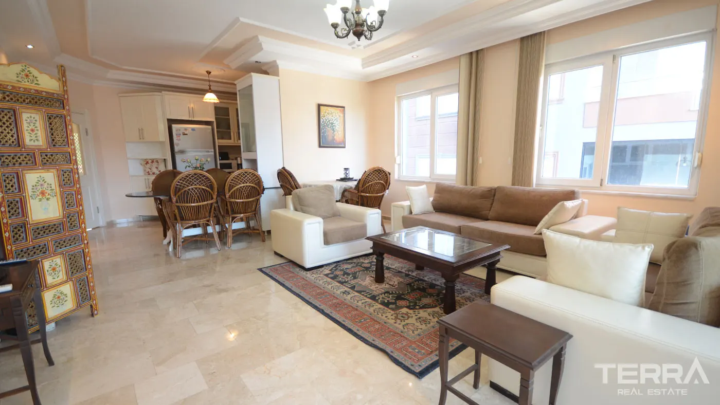 ALANYA SUGÖZÜ’NDE RAHİME REİSOĞLU SİTESİ’NDE SATILIK 2+1 DAİRE