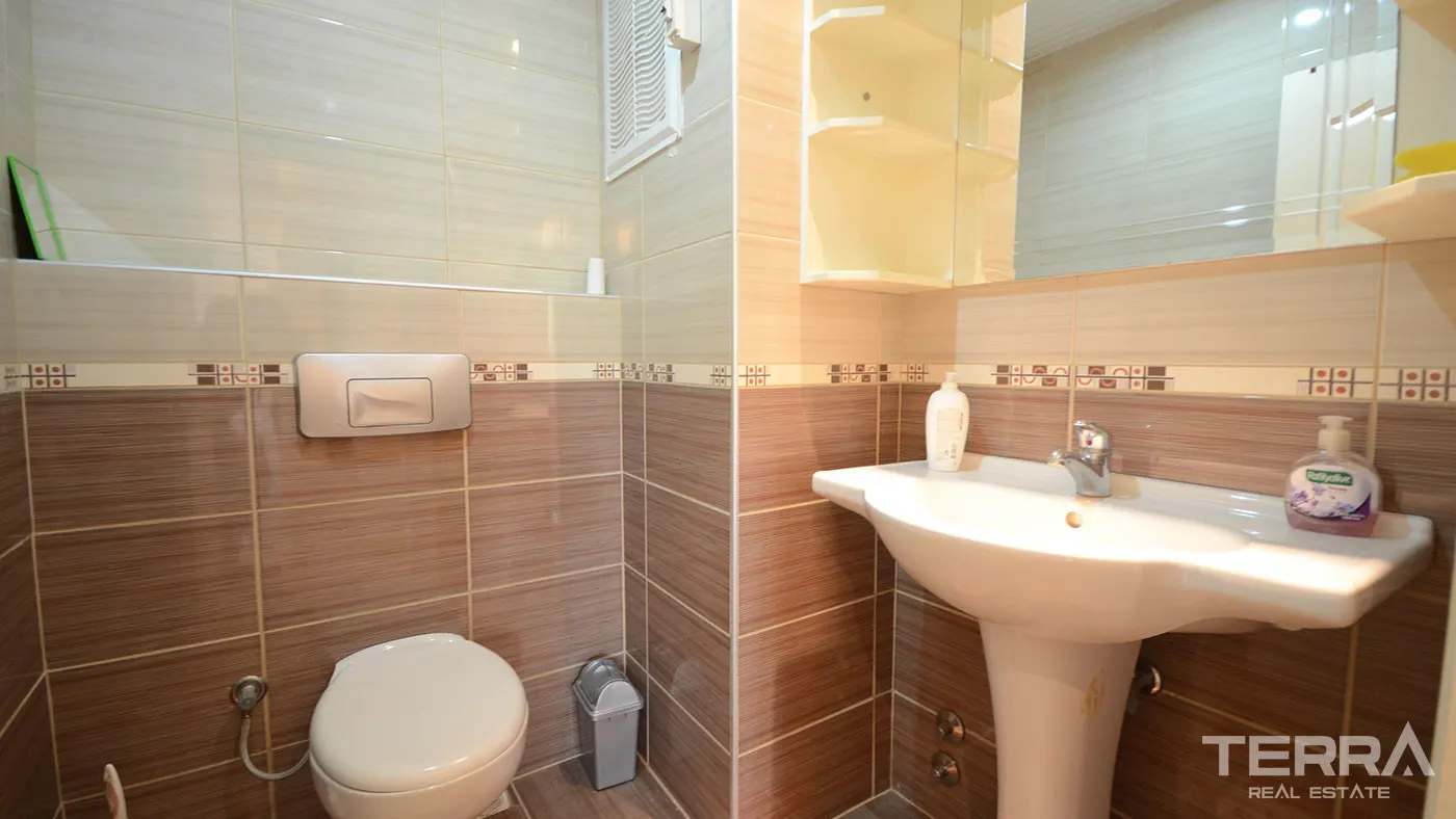 ALANYA SUGÖZÜ’NDE RAHİME REİSOĞLU SİTESİ’NDE SATILIK 2+1 DAİRE