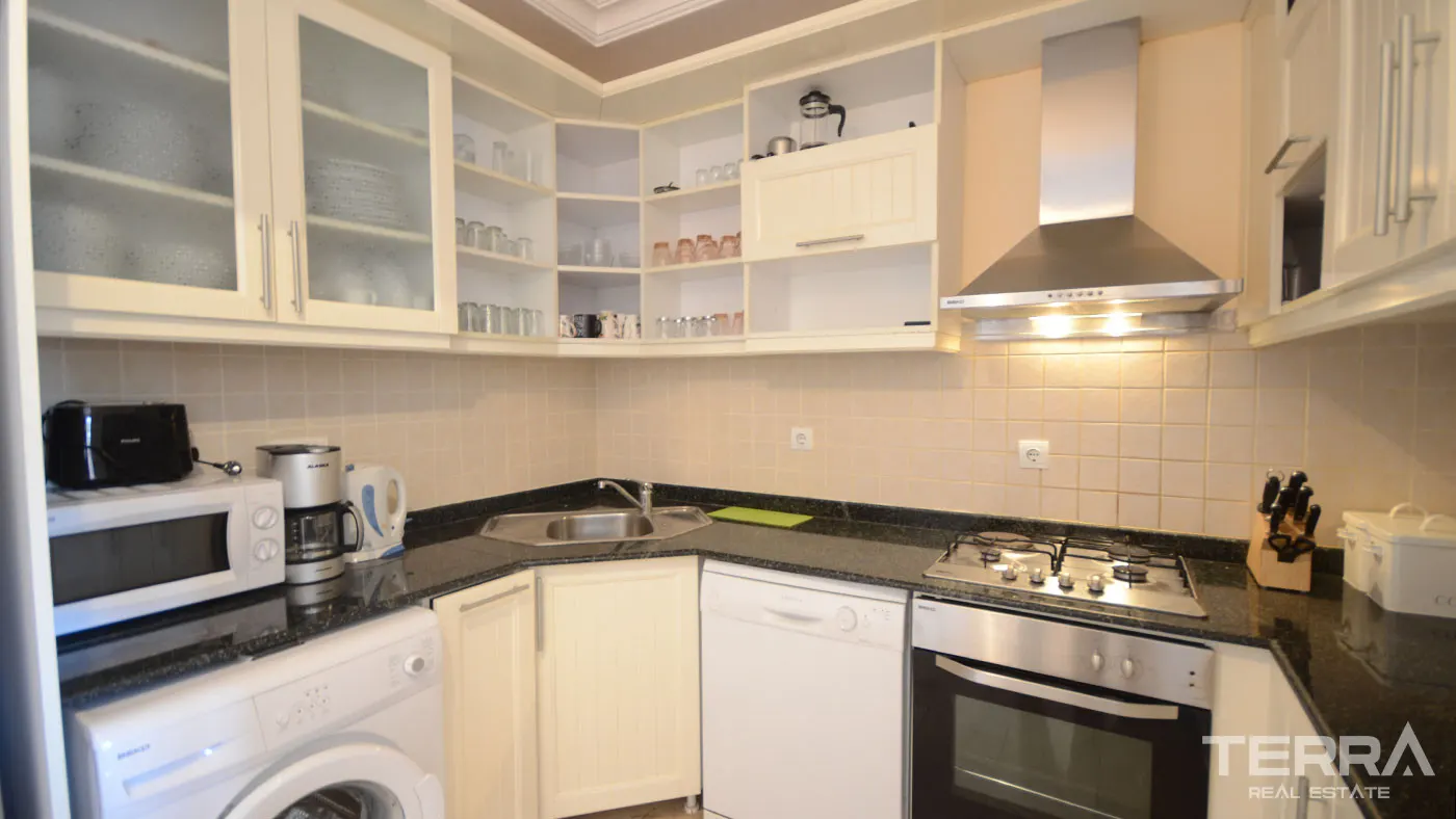 ALANYA SUGÖZÜ’NDE RAHİME REİSOĞLU SİTESİ’NDE SATILIK 2+1 DAİRE