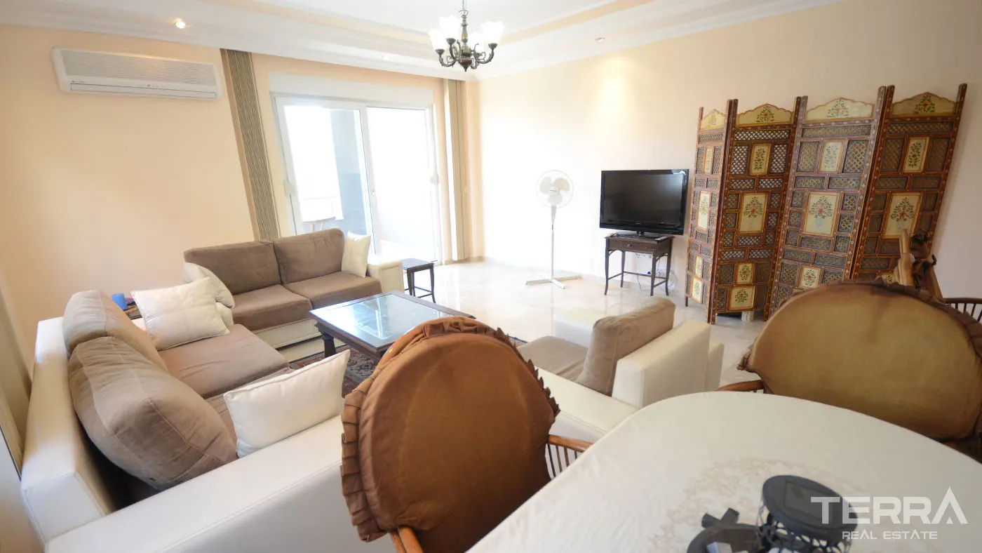 ALANYA SUGÖZÜ’NDE RAHİME REİSOĞLU SİTESİ’NDE SATILIK 2+1 DAİRE