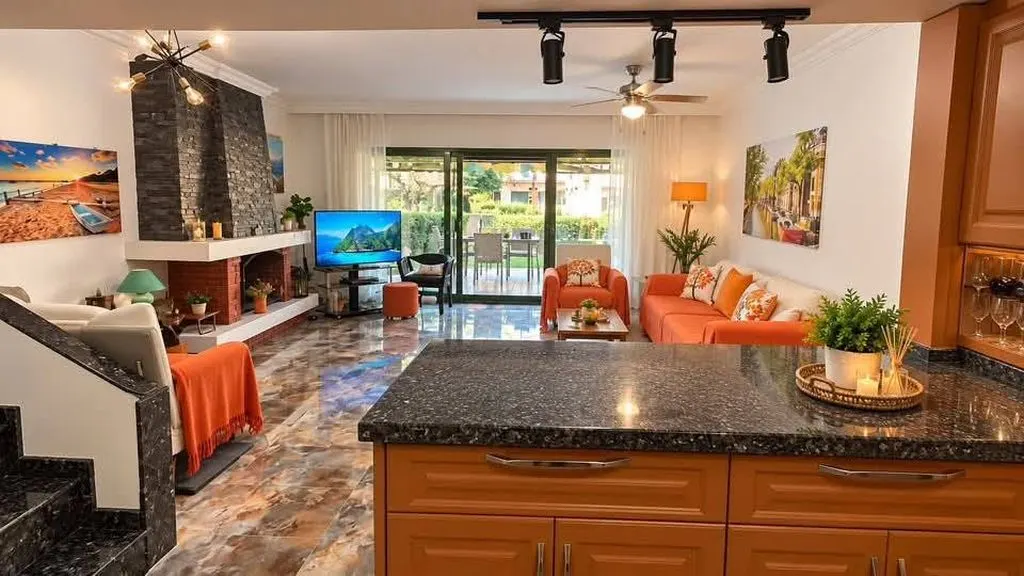 Özderede Denize Sıfır Havuzlu Sitede Tadilatlı 3+1 Satılık Villa