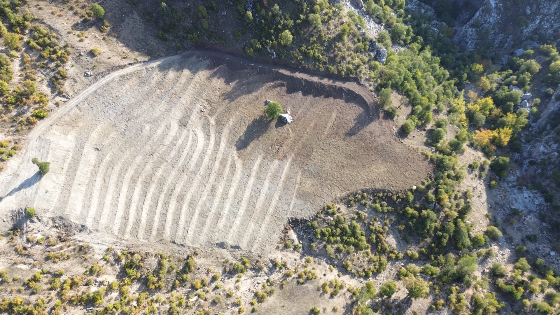 Terreno cultivado listo para la venta en Alanya
