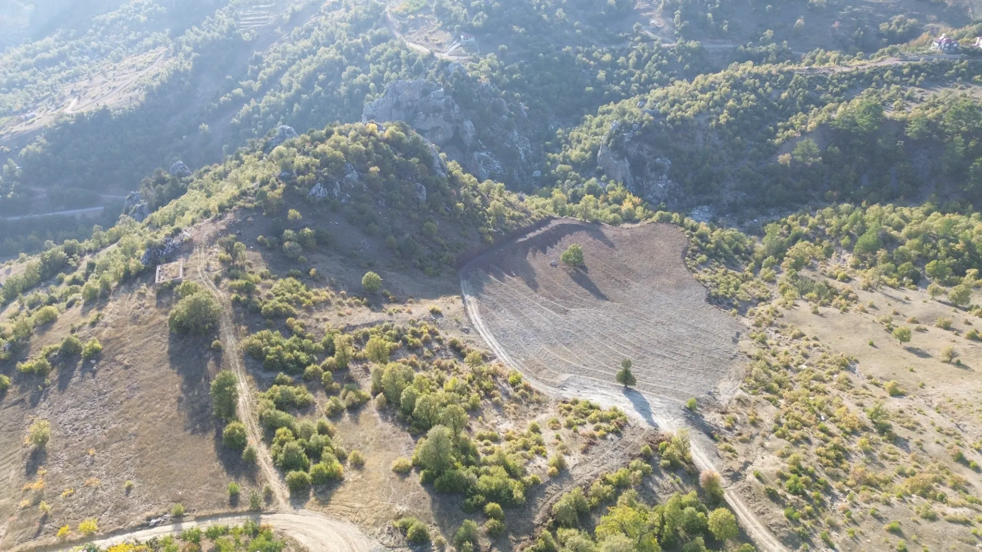 Terreno cultivado listo para la venta en Alanya