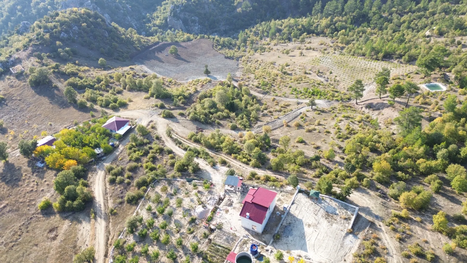 Terreno cultivado listo para la venta en Alanya