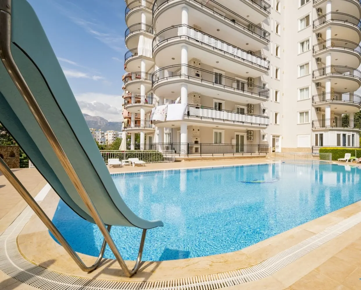 2+1 Furnished Apartment with Seaview and Castle view in Tosmur, Alanya