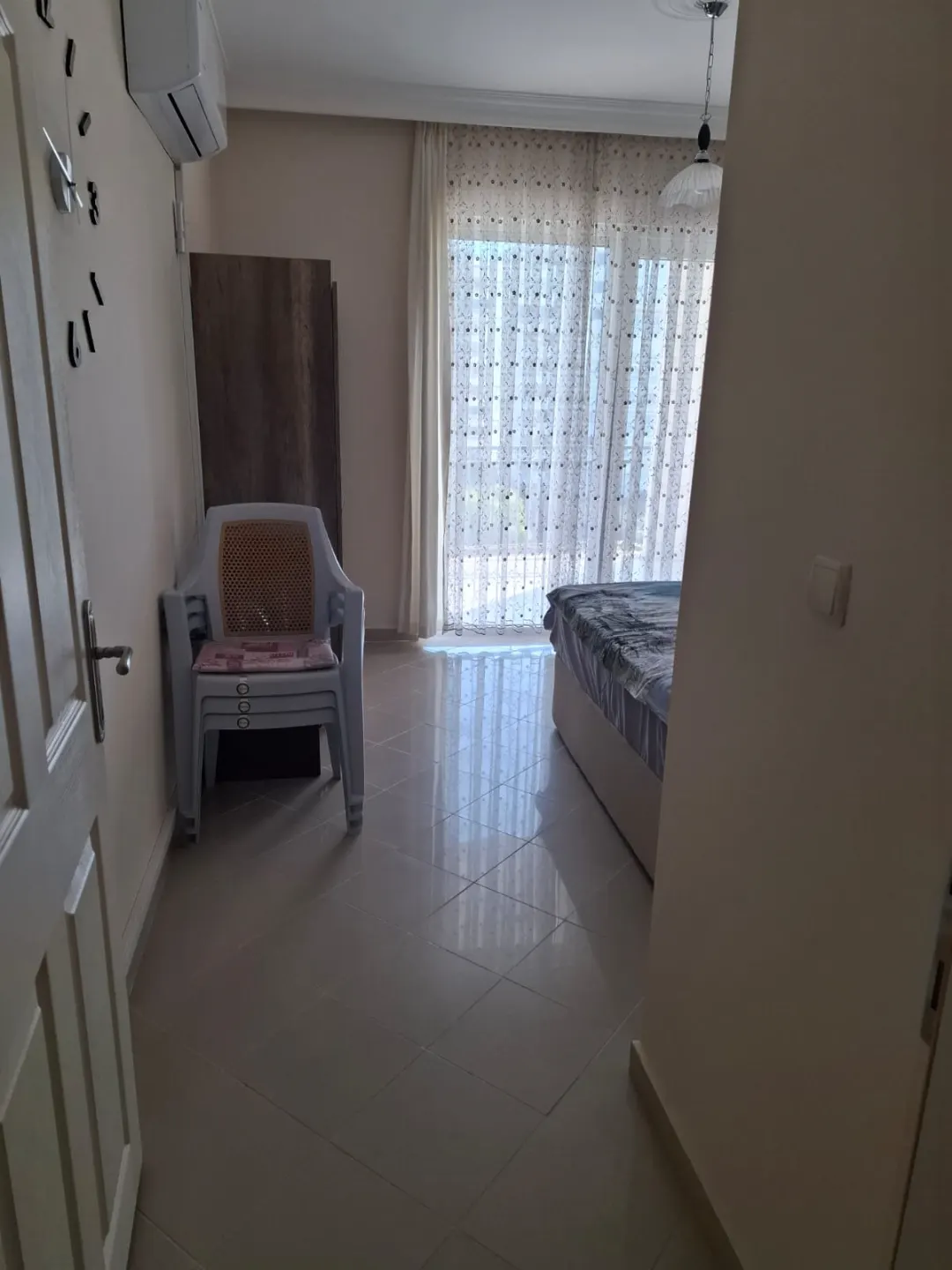 2+1 Furnished Apartment with Seaview and Castle view in Tosmur, Alanya