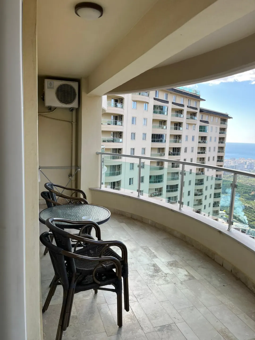 2+1 Apartment with full Seaview and Mountain View in a 5 stars Hotel Complex in Kargicak, Alanya