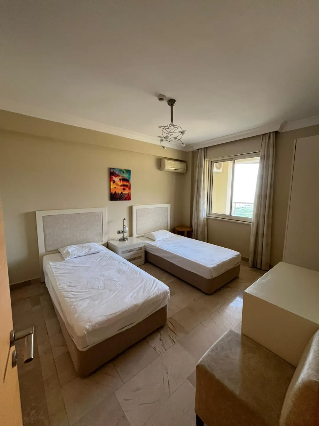 2+1 Apartment with full Seaview and Mountain View in a 5 stars Hotel Complex in Kargicak, Alanya