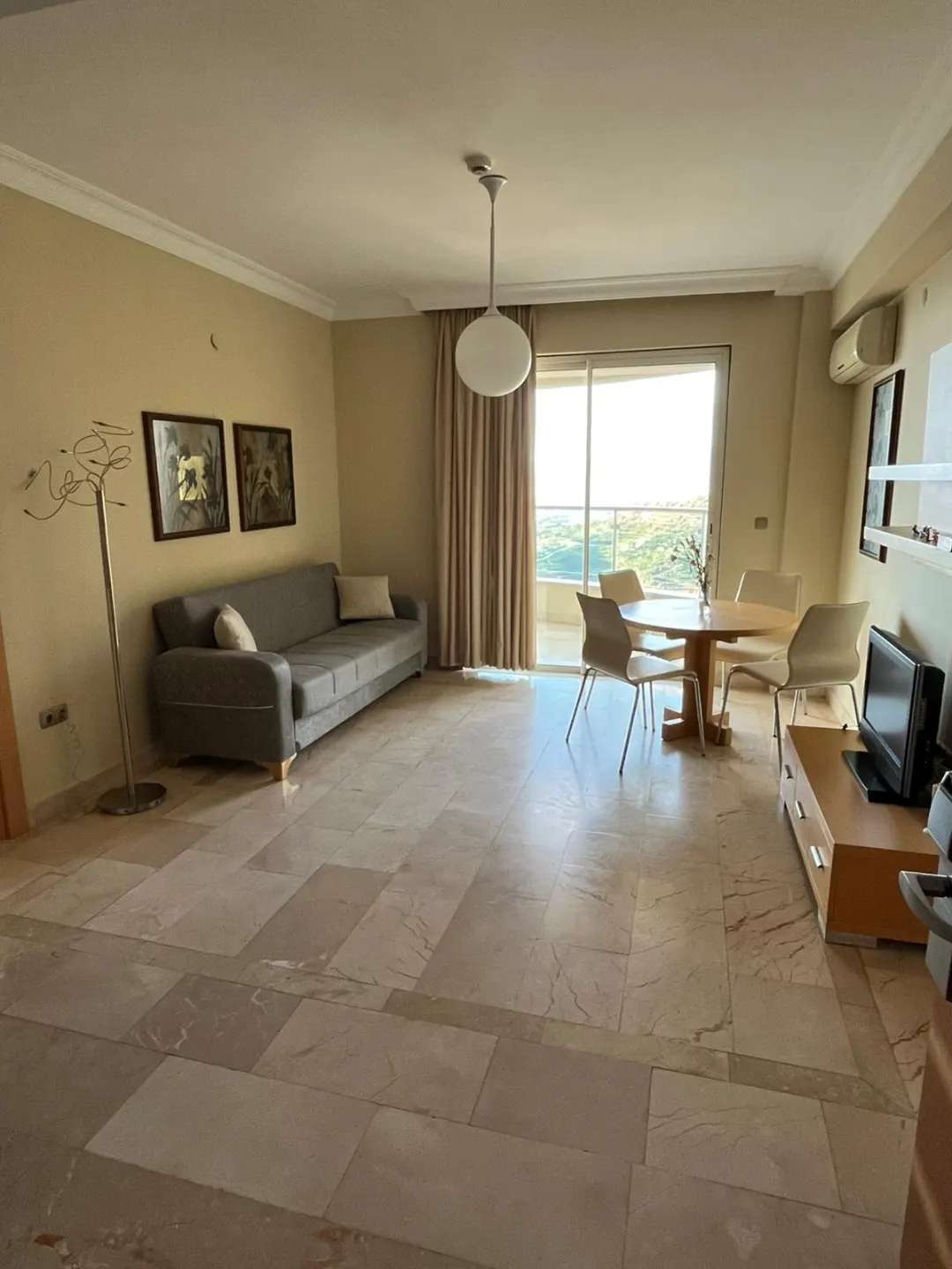 2+1 Apartment with full Seaview and Mountain View in a 5 stars Hotel Complex in Kargicak, Alanya