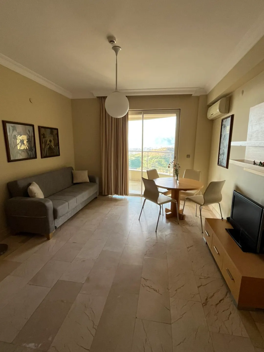 2+1 Apartment with full Seaview and Mountain View in a 5 stars Hotel Complex in Kargicak, Alanya