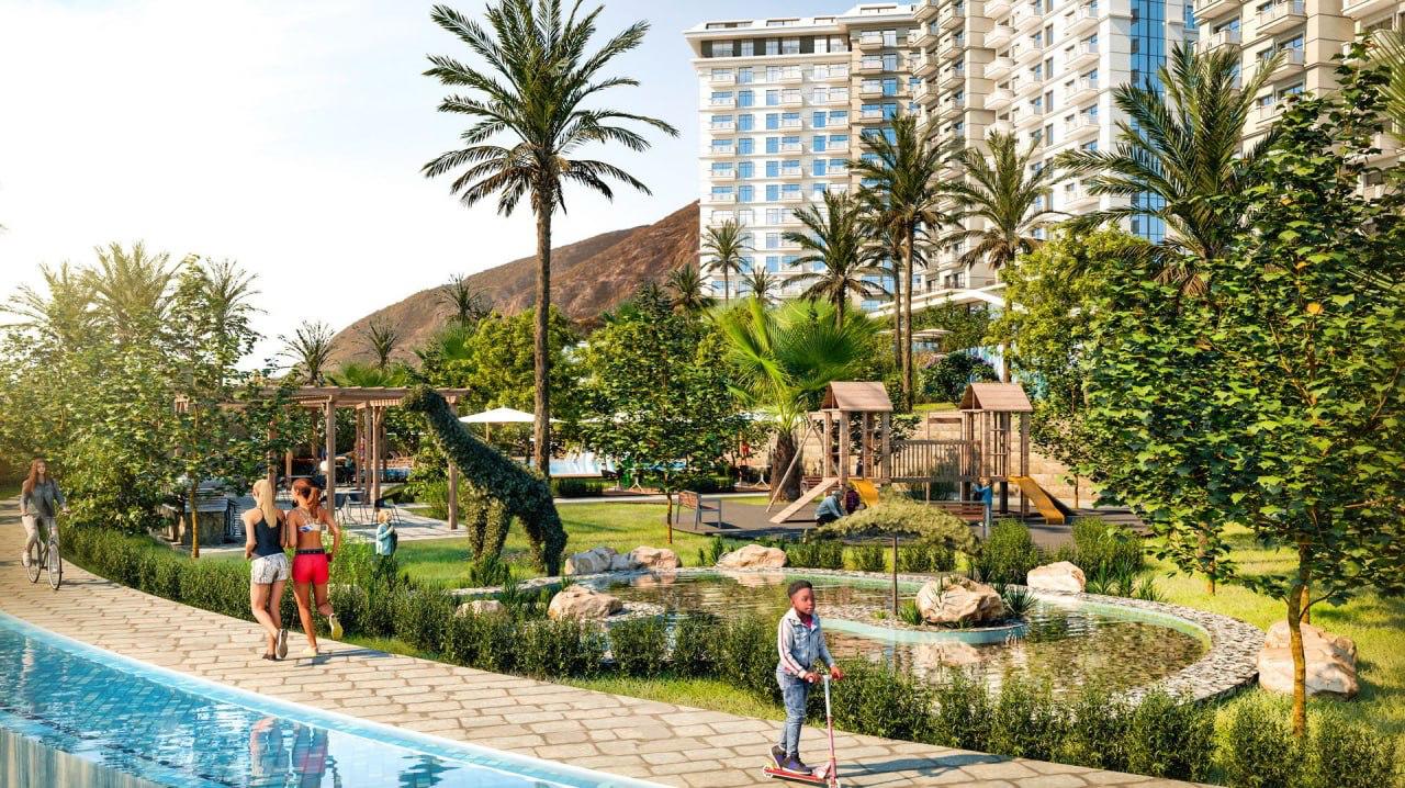 1+1 Furnished Apartment in 5 stars complex in Mahmutlar, Alanya