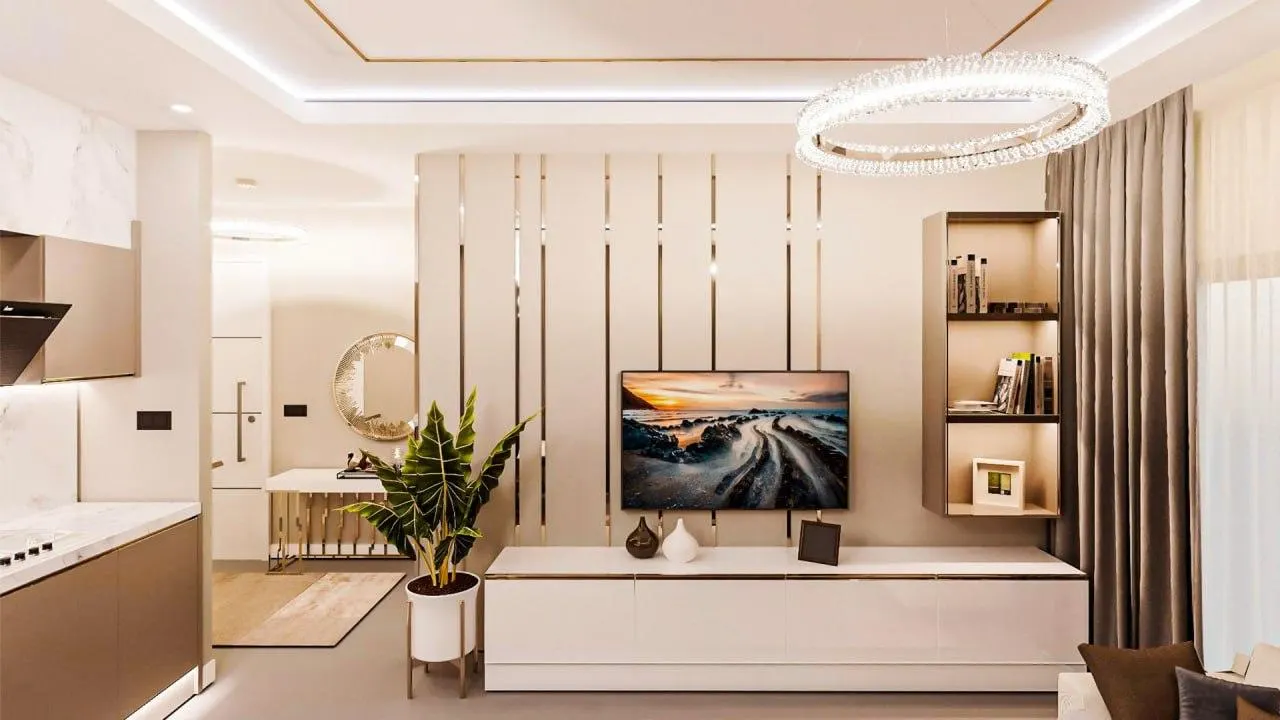 1+1 Furnished Apartment in 5 stars complex in Mahmutlar, Alanya