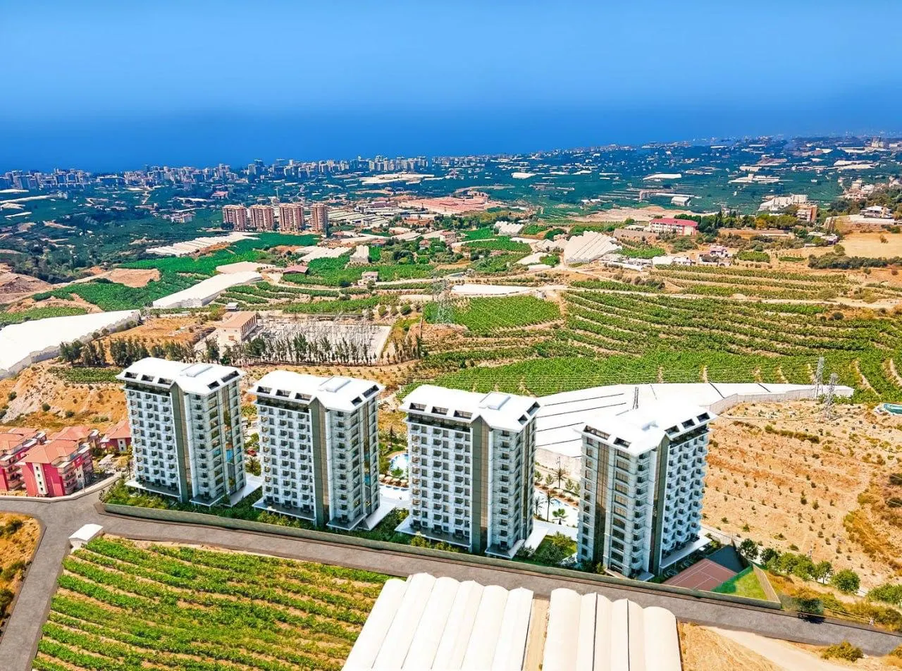 1+1 Furnished Apartment in 5 stars complex in Mahmutlar, Alanya