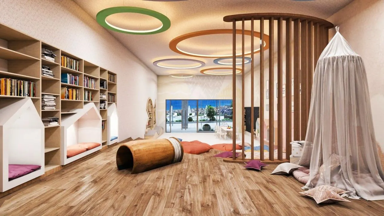 1+1 Furnished Apartment in 5 stars complex in Mahmutlar, Alanya