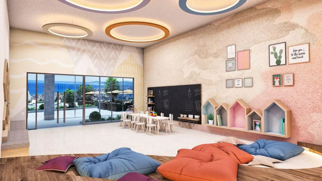 1+1 Furnished Apartment in 5 stars complex in Mahmutlar, Alanya