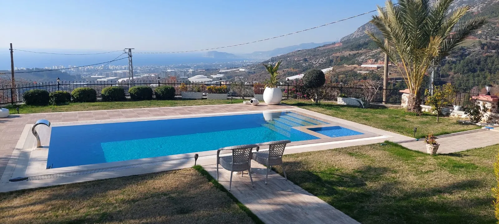 3+1 Luxury Villa with Panorama Seaview in Mahmutlar, Alanya