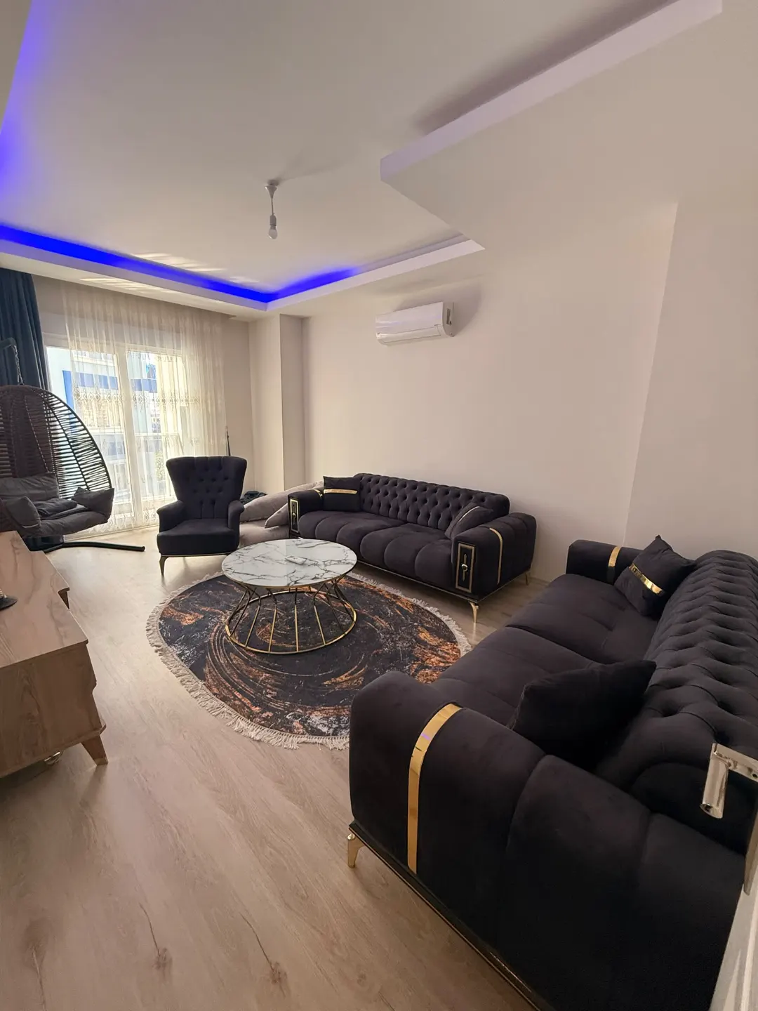 2+1 Furnished Apartment with seperate kitchen in Mahmutlar, Alanya