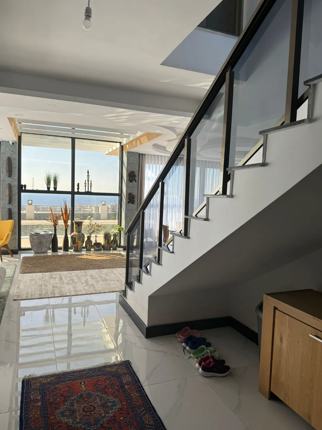 Luxury 3+1 Villa with full Seaview and Castle view in Kargicak, Alanya
