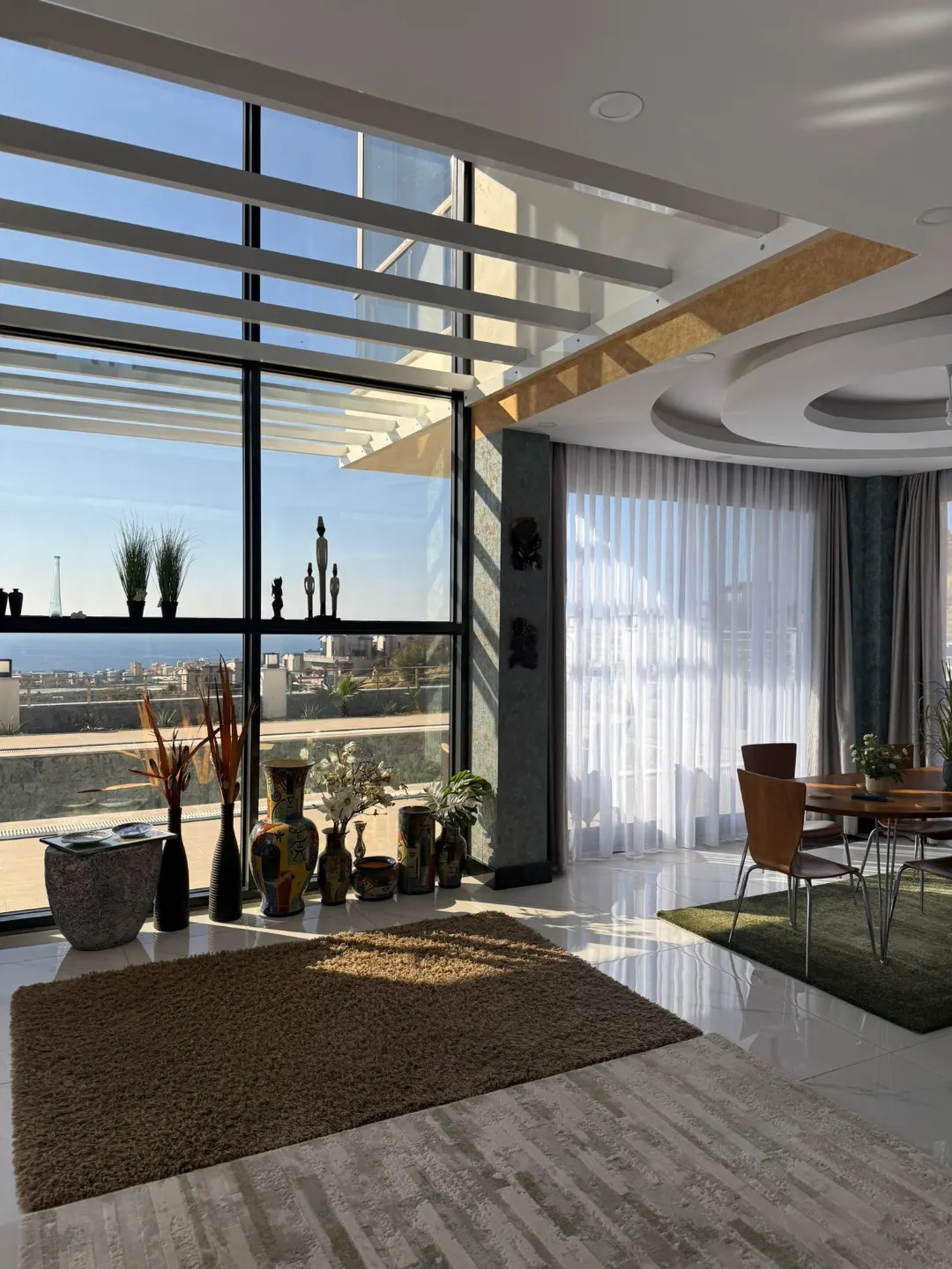 Luxury 3+1 Villa with full Seaview and Castle view in Kargicak, Alanya