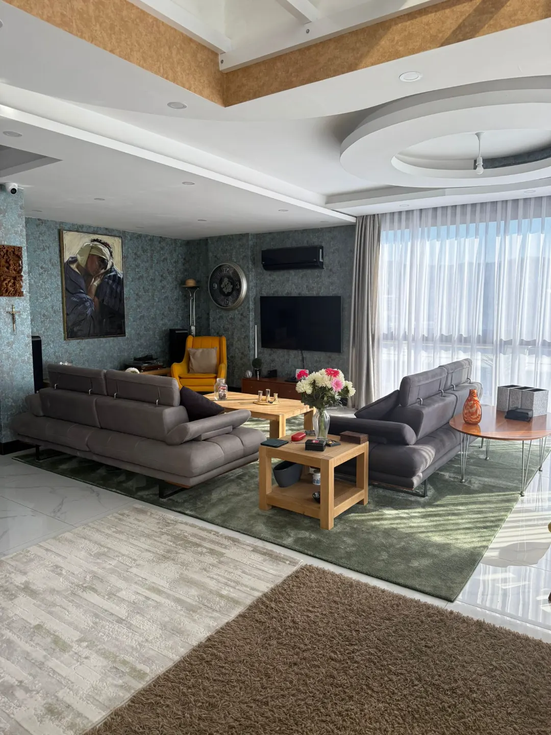Luxury 3+1 Villa with full Seaview and Castle view in Kargicak, Alanya