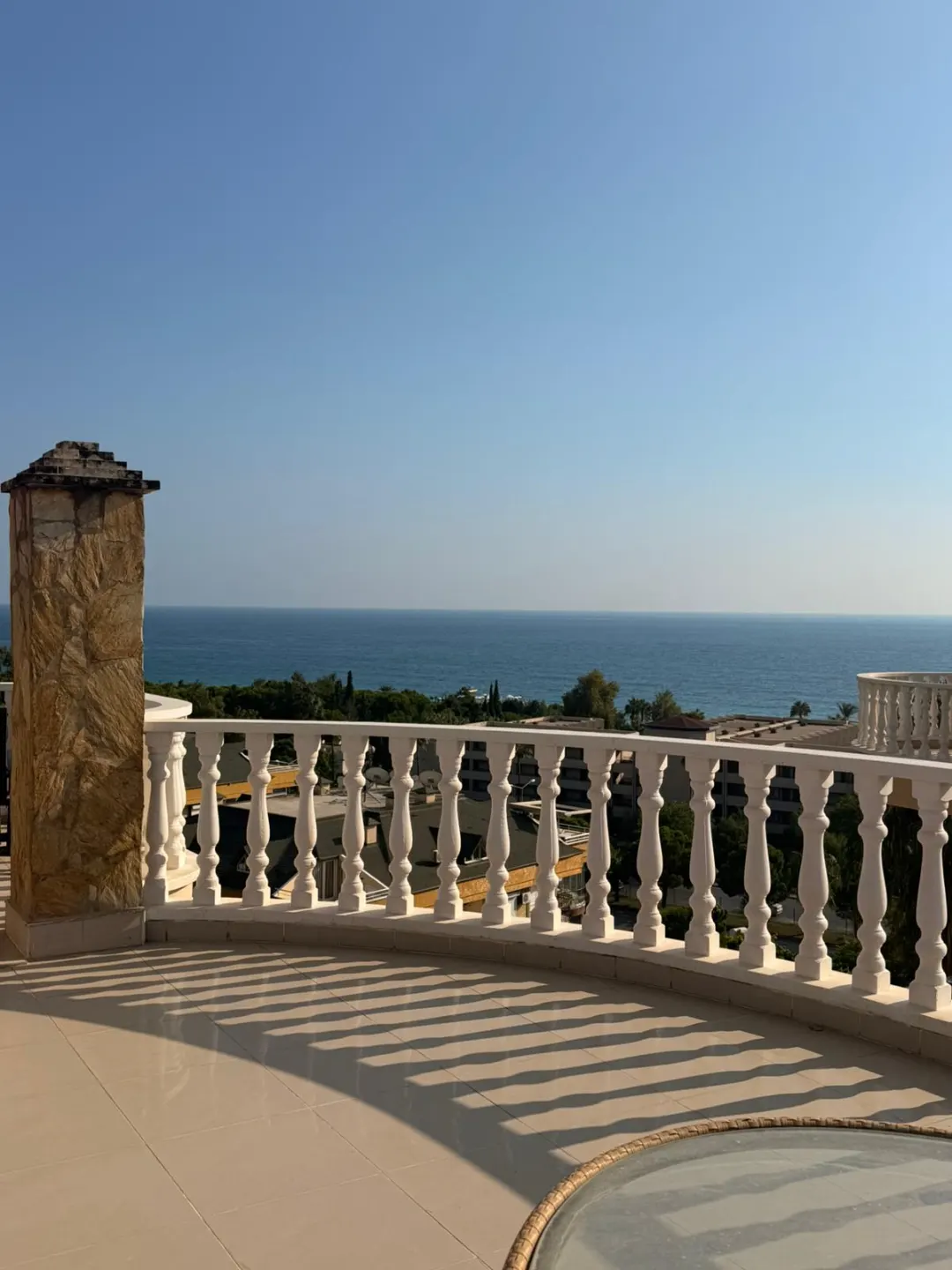 3+1 Dublex Penthouse with full Seaview and Castle View 50 m from the beach in Kestel, Alanya