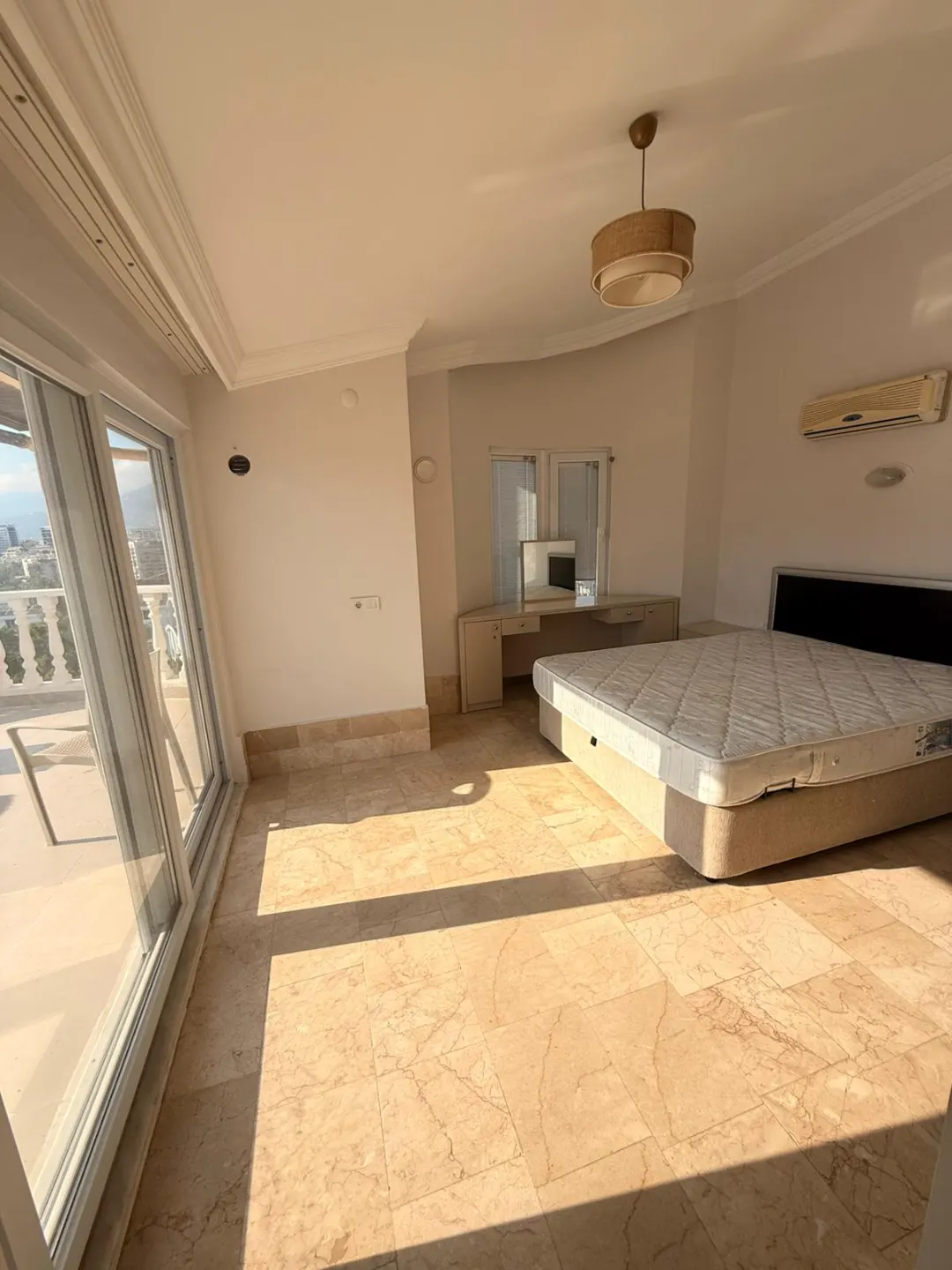 3+1 Dublex Penthouse with full Seaview and Castle View 50 m from the beach in Kestel, Alanya