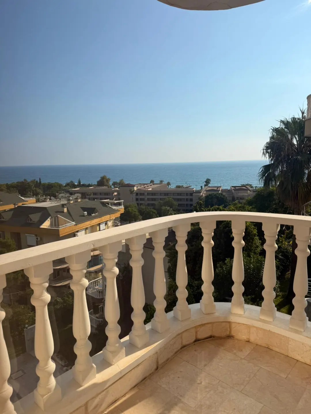3+1 Dublex Penthouse with full Seaview and Castle View 50 m from the beach in Kestel, Alanya