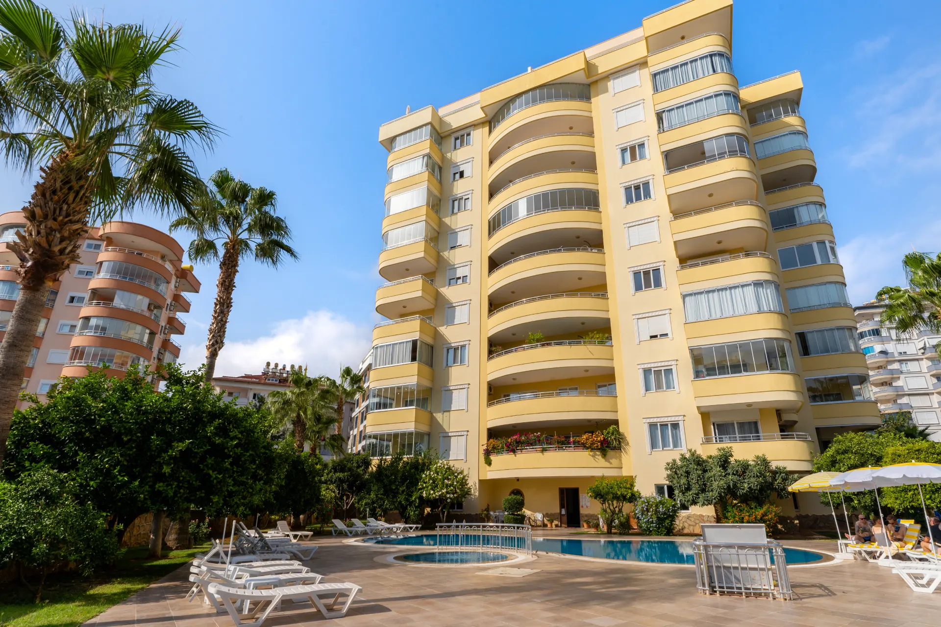 2+1 Apartment with Seaview in Tosmur, Alanya