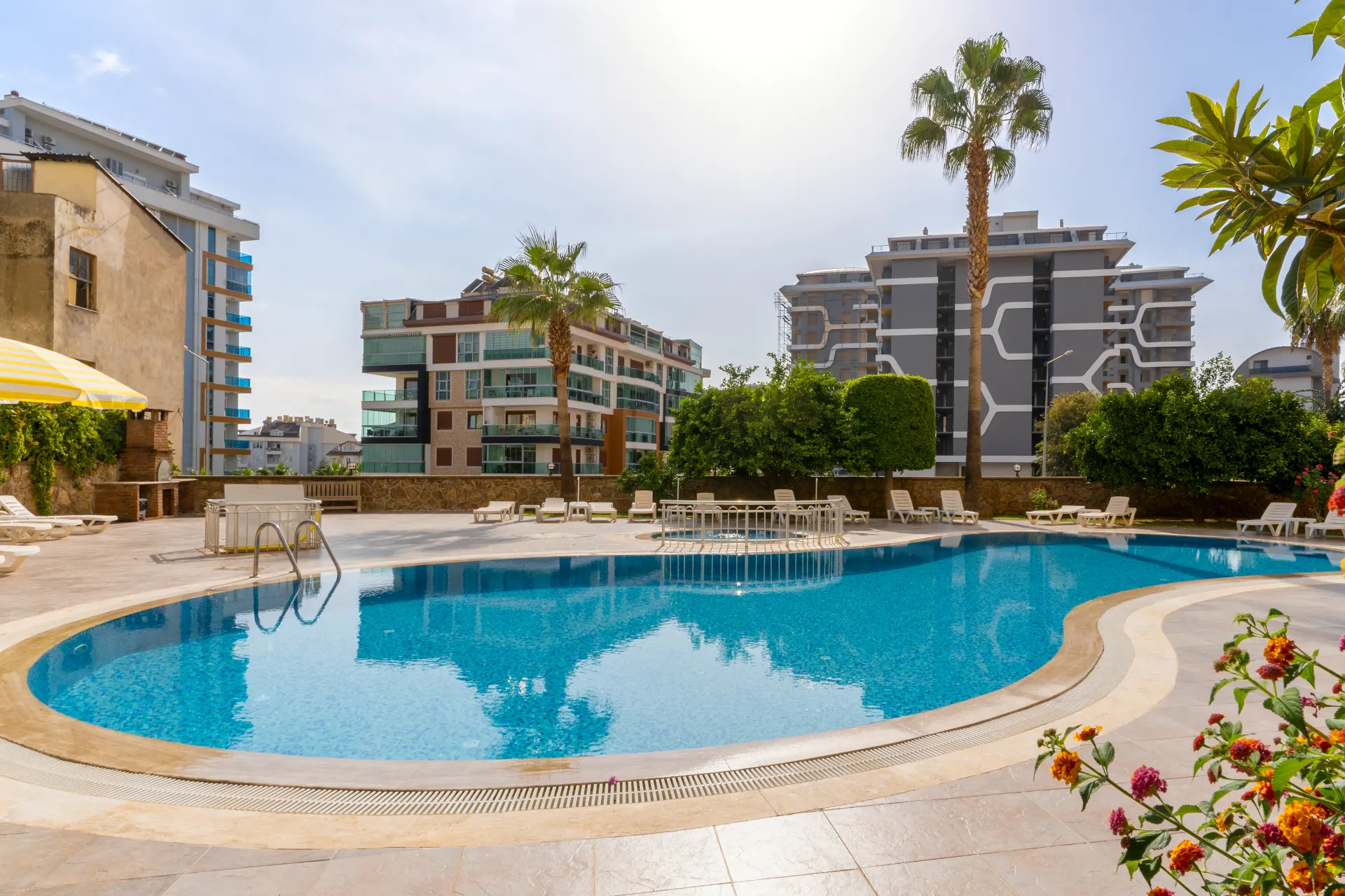 2+1 Apartment with Seaview in Tosmur, Alanya