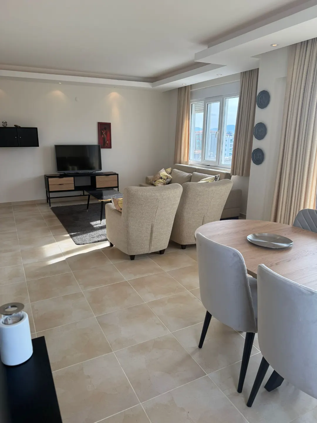 2+1 Apartment with Seaview in Tosmur, Alanya