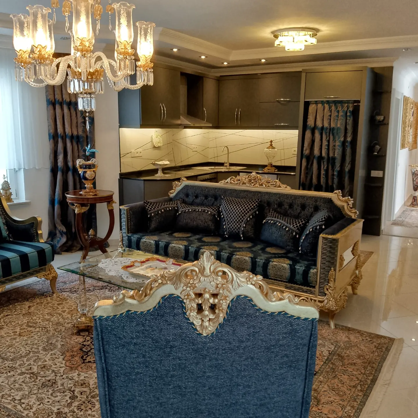 7+2 detached Villa with Seaview in Kargicak, Alanya