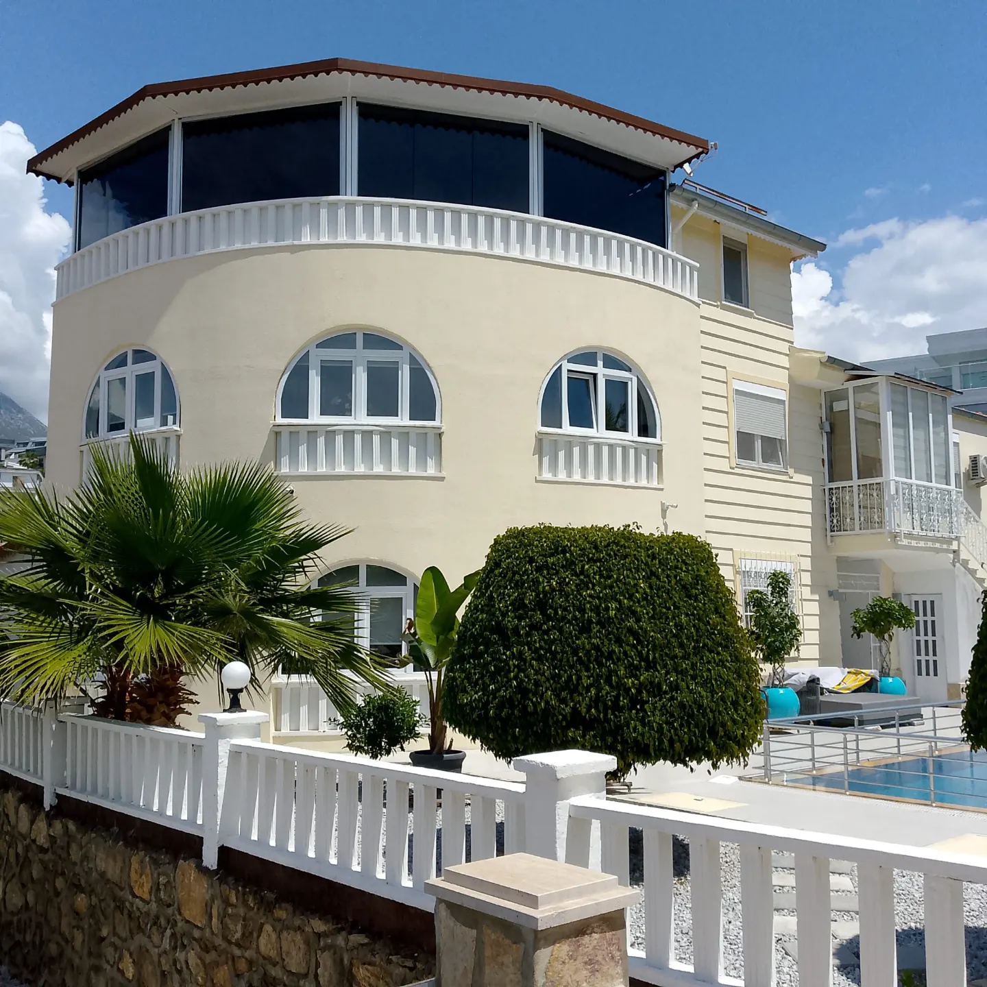 7+2 detached Villa with Seaview in Kargicak, Alanya