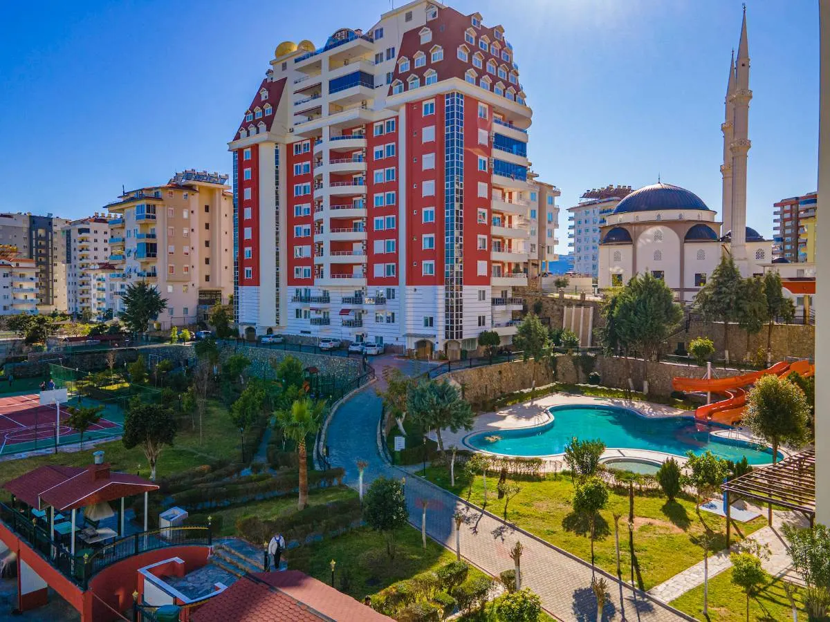 ALANYA CİKCİLLİ'DE FUL AKTİVİTELİ SİTE İÇERİSİNDE KİRALIK 4+1