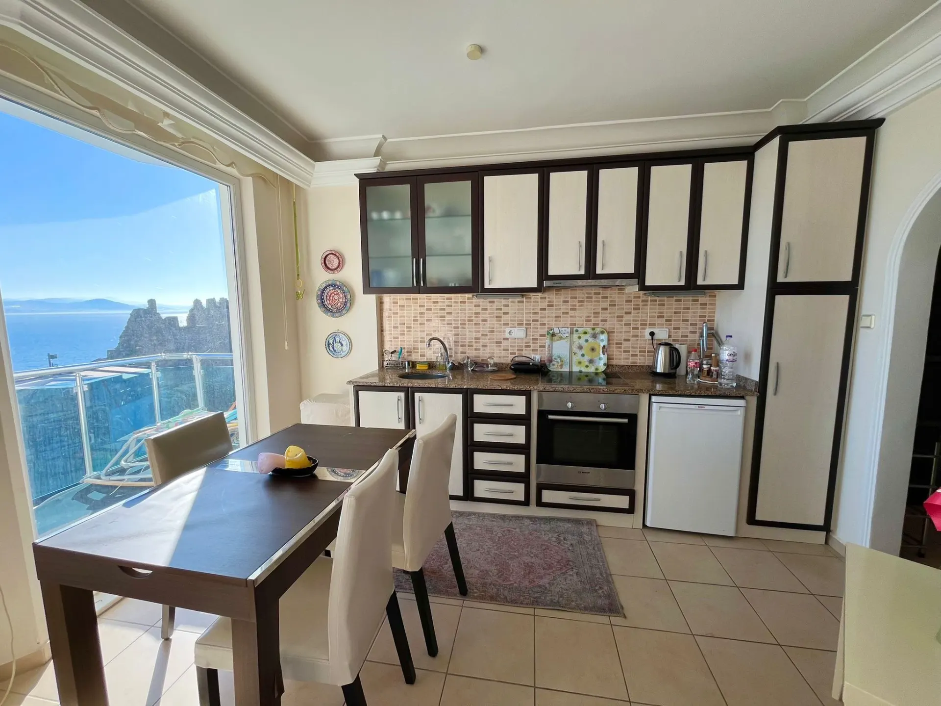 Alanya Kalesi'nde Satılık 1+1 Daire Deniz Manzaralı