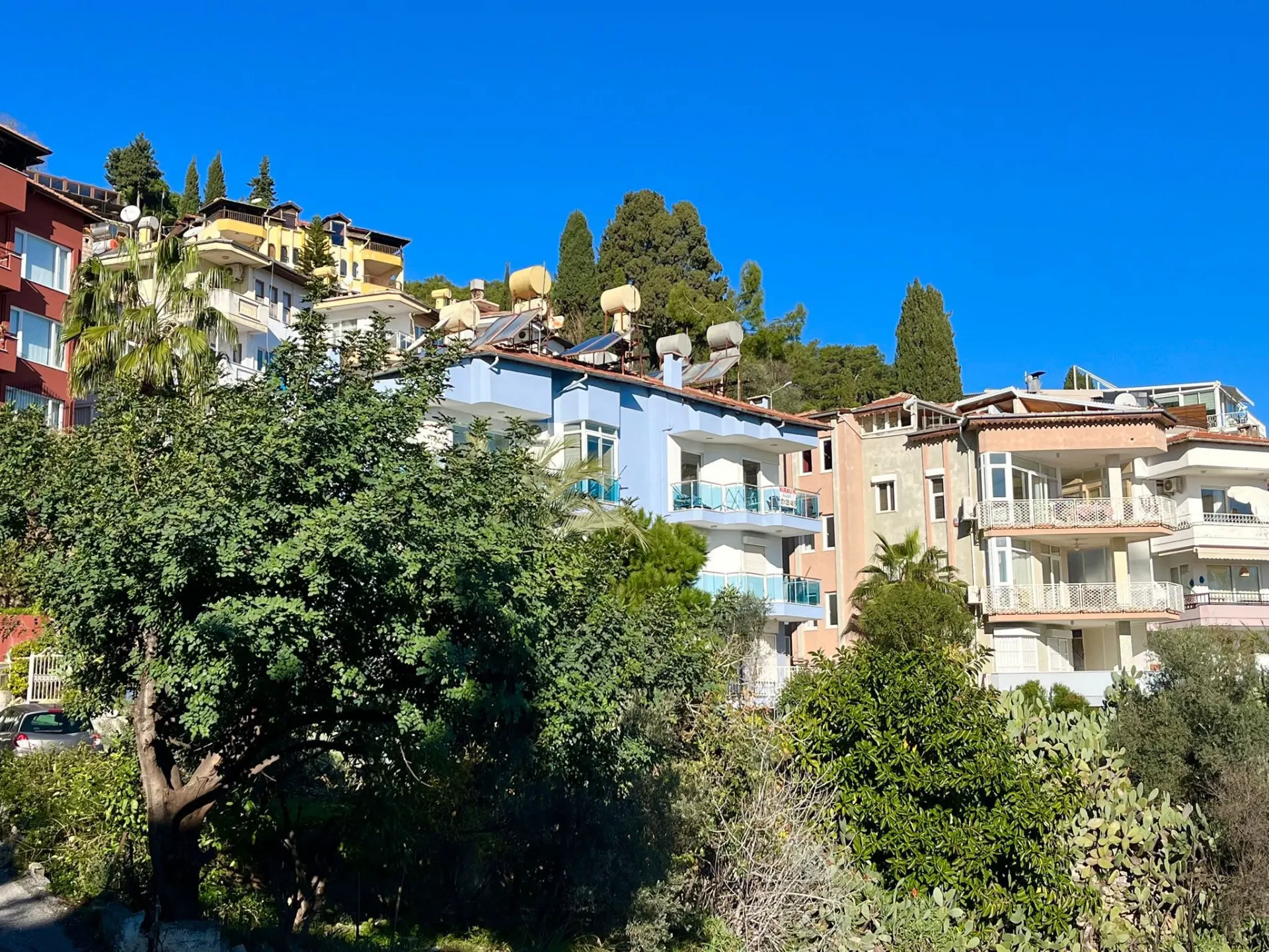 Alanya Kalesi'nde Satılık 1+1 Daire Deniz Manzaralı
