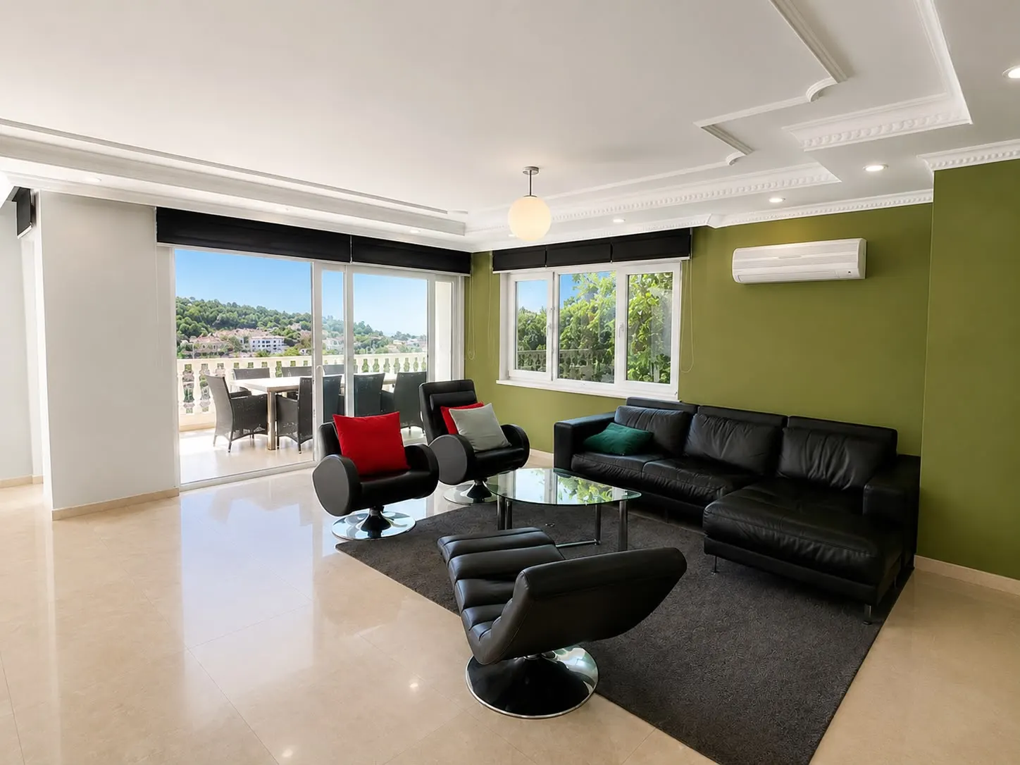 4+1 Villa mit Meerblick in Tepe, Alanya