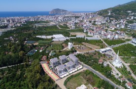 Flats and duplex apartments for sale in Oba Alanya (under construction).