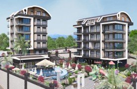 New construction project in Kargicak Alanya | Apartments with a great views.