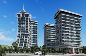 Apartments in an exclusive residential complex in Mahmutlar Alanya.