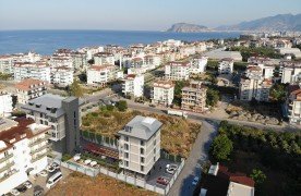 Neue Wohnungen 250 Meter vom Meer entfernt in Kestel-Alanya.