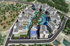 Luxury apartments for sale in Alanya Oba.