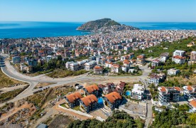 Alanya Büyükhasbahçe'de 2+1 Bahçe Dubleks - Deniz Manzaralı